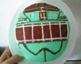 トッキュウジャーケーキ☆他写真のみ作り方14写真
