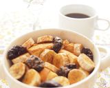 ♡カフェオレ＆チョコパンプディング♡作り方6写真