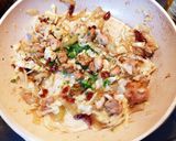 お手軽！鶏とキャベツのオイルパスタ作り方4写真