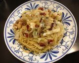 お手軽！鶏とキャベツのオイルパスタ作り方6写真