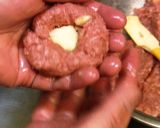 チーズ入り肉団子のトマトソース煮込み♪作り方5写真