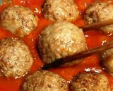 チーズ入り肉団子のトマトソース煮込み♪作り方7写真