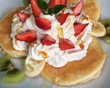 カフェ風♡もちもち米粉パンケーキ作り方7写真