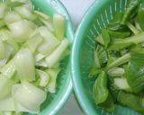 (σ・∀・)σ　青梗菜・バラ肉とろみ炒め作り方2写真