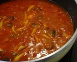 しめじとトマトのとろとろ煮込みパスタ作り方4写真