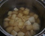 手づくり里芋だんごのすいとん汁作り方3写真