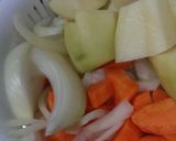 ほたて&イカ&野菜たっぷり白いシチュー作り方1写真