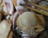 ほたて&イカ&野菜たっぷり白いシチュー作り方4写真