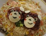 デコくまのせピラフ作り方3写真