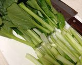 小松菜とキノコの和風醤油炒め作り方1写真