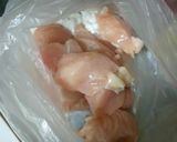 簡単♪子ども大好き♪鶏むね肉のオイマヨ♪作り方3写真