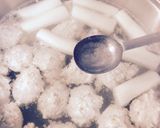 白いお料理☆塩レモン鶏団子スープ作り方9写真