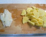 じゃがいもとりんごのスープ作り方1写真