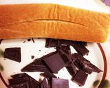 チョコフレンチトースト 間にチョコ挟み作り方2写真