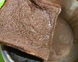 チョコフレンチトースト 間にチョコ挟み作り方4写真