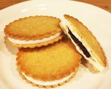 10秒で⁈ビスケットのマシュマロサンド♪作り方4写真