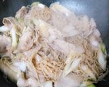 フライパン１つで～簡単！豚バラすき焼き♡作り方4写真