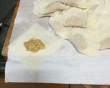 ワンタンの皮でツナとタマネギの包み焼き作り方4写真