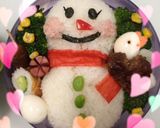 スノーマン♡Xmasお弁当作り方6写真
