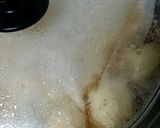 里芋と鶏ひき肉の煮物作り方4写真