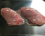 ☆かじきのガーリックステーキ作り方1写真