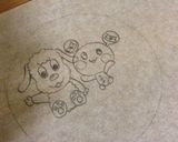 わんわん＊キャラチョコ作り方1写真