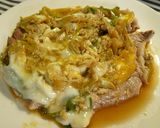 簡単！ローストビーフ風ステーキと葱卵丼作り方5写真