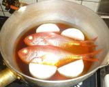 パパの金目鯛の煮付け作り方2写真