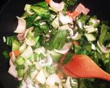 豚バラたっぷり中華丼作り方4写真