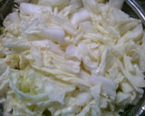 白だしで 簡単 白菜 竹輪 豆腐の 煮物作り方1写真