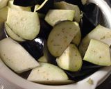 簡単☆ナスの味噌炒め作り方1写真