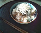 ゴマとシラスの麦飯作り方2写真