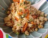 小学生が作る!簡単、激ウマ炒り豆腐!作り方7写真