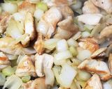 ムネ肉とセロリの旨ケチャップ炒め☆簡単！作り方4写真