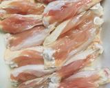 焼肉タレ変身！お弁当にも。手羽中の甘酢。作り方1写真