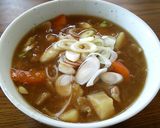 カレー稲庭うどん風・・・。作り方6写真