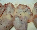 簡単＊ガーリックローストチキン作り方1写真