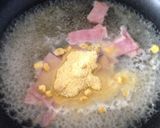 ランチに最適♬簡単 コーンスープパスタ作り方3写真