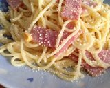 ランチに最適♬簡単 コーンスープパスタ作り方5写真