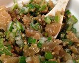 中華薬味のオイスター煮込みうどん作り方3写真