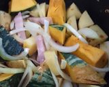 ほく旨☆かぼちゃとキャベツのトマトカレー作り方4写真