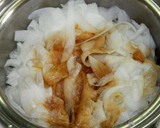 薄切り大根と牛肉のすき焼き風煮作り方3写真