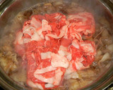 薄切り大根と牛肉のすき焼き風煮作り方5写真