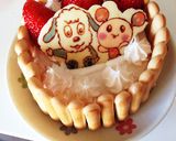1歳＊誕生日ケーキ わんわん作り方5写真