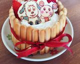 1歳＊誕生日ケーキ わんわん作り方7写真