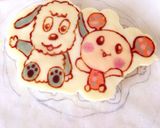 1歳＊誕生日ケーキ わんわん作り方8写真