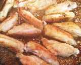 焼肉タレ変身！お弁当にも。手羽中の甘酢。作り方6写真