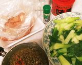 揚げ鶏の香味ソース作り方1写真