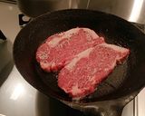 ◆簡単ビストロ風ステーキ～からし醤油～◆作り方3写真
