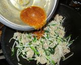 簡単！ニラともやしのスタミナ豚肉炒め作り方8写真
